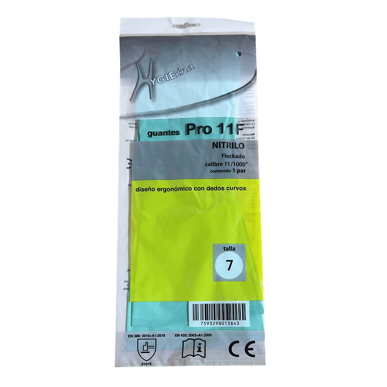 Guante Nitrilo Industrial Par Hygieina 1