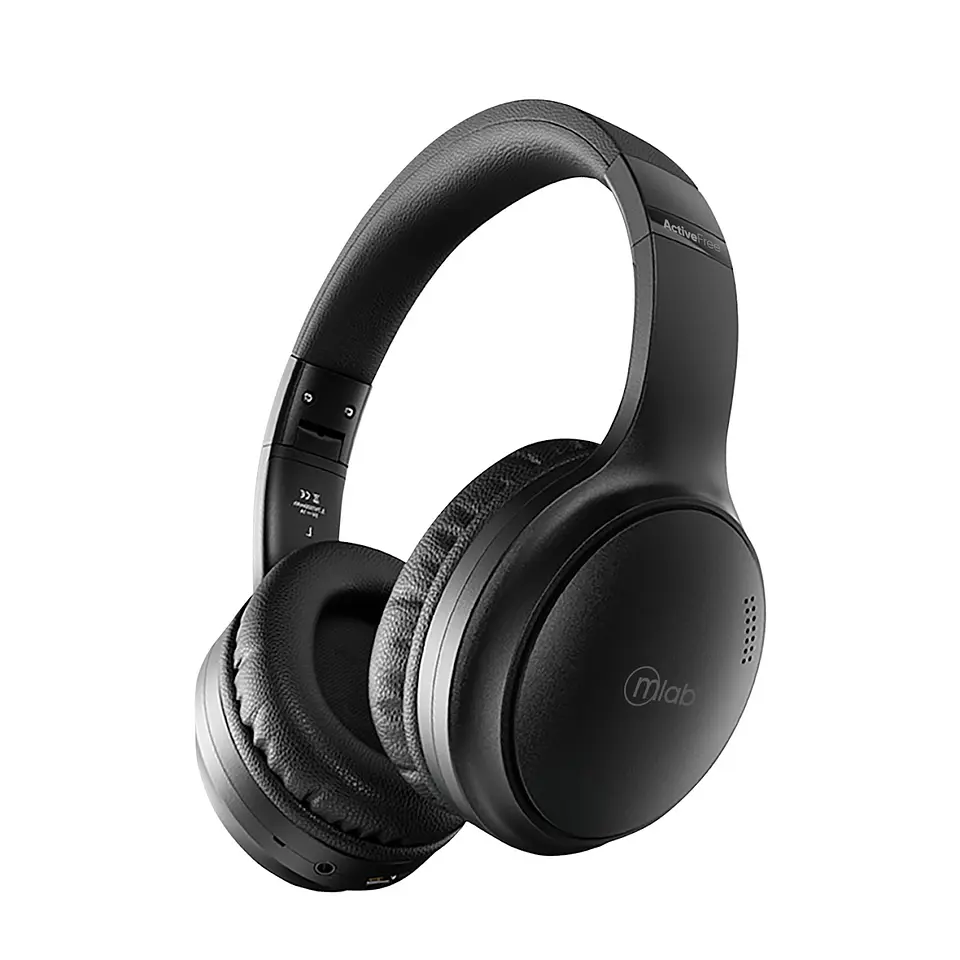 AUDIFONO ANC + ENC BLUETOOTH TYPE C ACTIVE FREE NOISE BLACK 09374 1