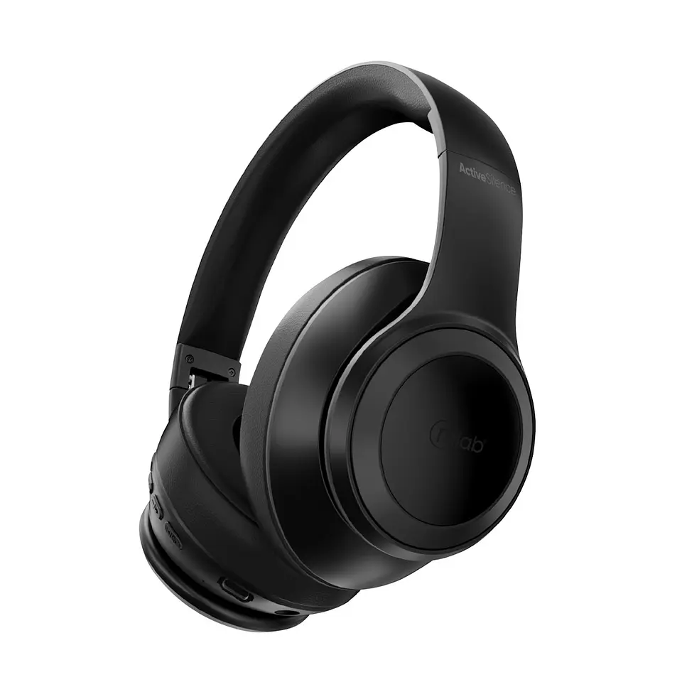 AUDIFONO ANC + ENC BLUETOOTH TYPE C ACTIVE SILENCE STUDIO BLACK 09376 1