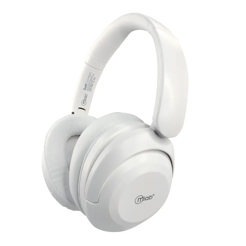 AUDIFONO MLAB BLUETOOTH TIPO C SUAVE CONFORT BLANCO  2