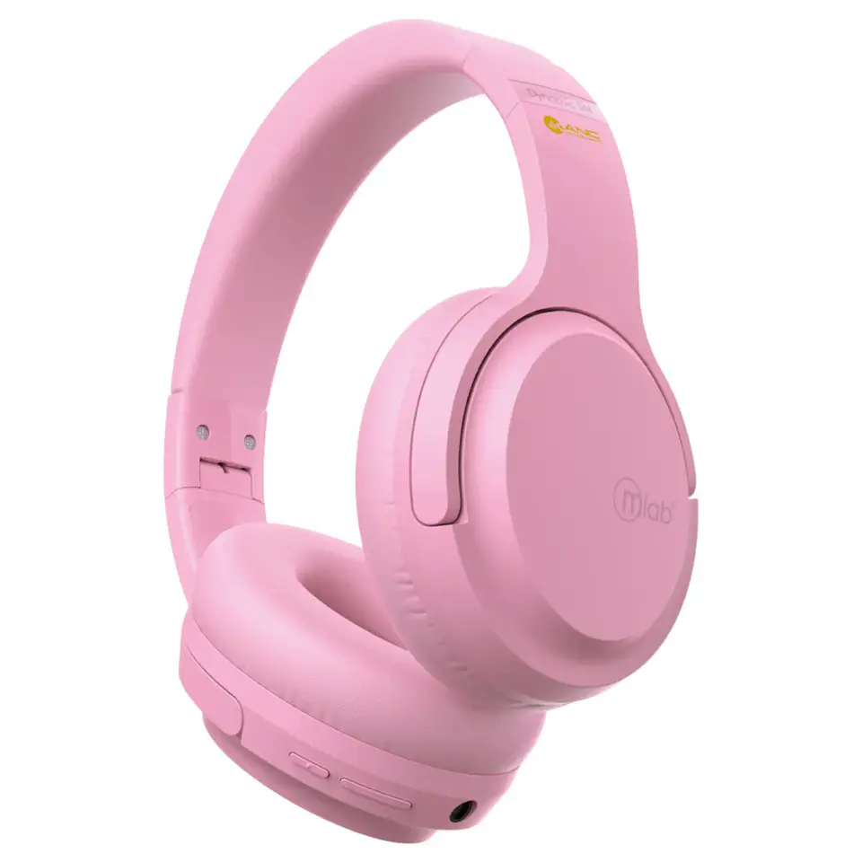 MLAB AUDIFONO ANC BLUETOOTH TIPO C DINÁMICO STOP NOISE ROSA 3