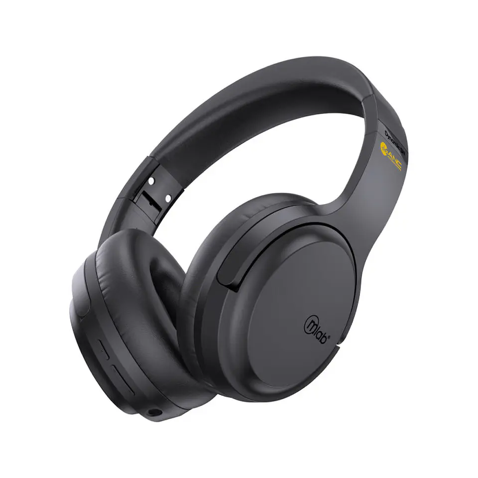 MLAB AUDIFONO ANC BLUETOOTH TIPO C DINÁMICO STOP RUIDO NEGRO 1