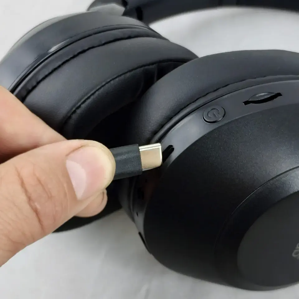 AUDIFONO MLAB BLUETOOTH TIPO C SOFT COMFORT NEGRO  4