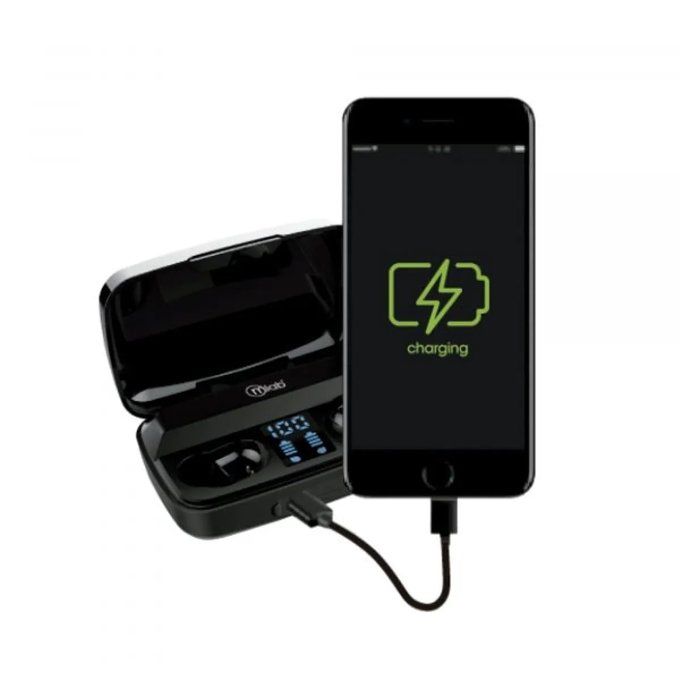 MLAB AUDIFONO TWS ENERGY + PANTALLA LCD 2000MAH  3