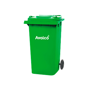 Contenedor de Basura 2 ruedas 240 Litros Verde