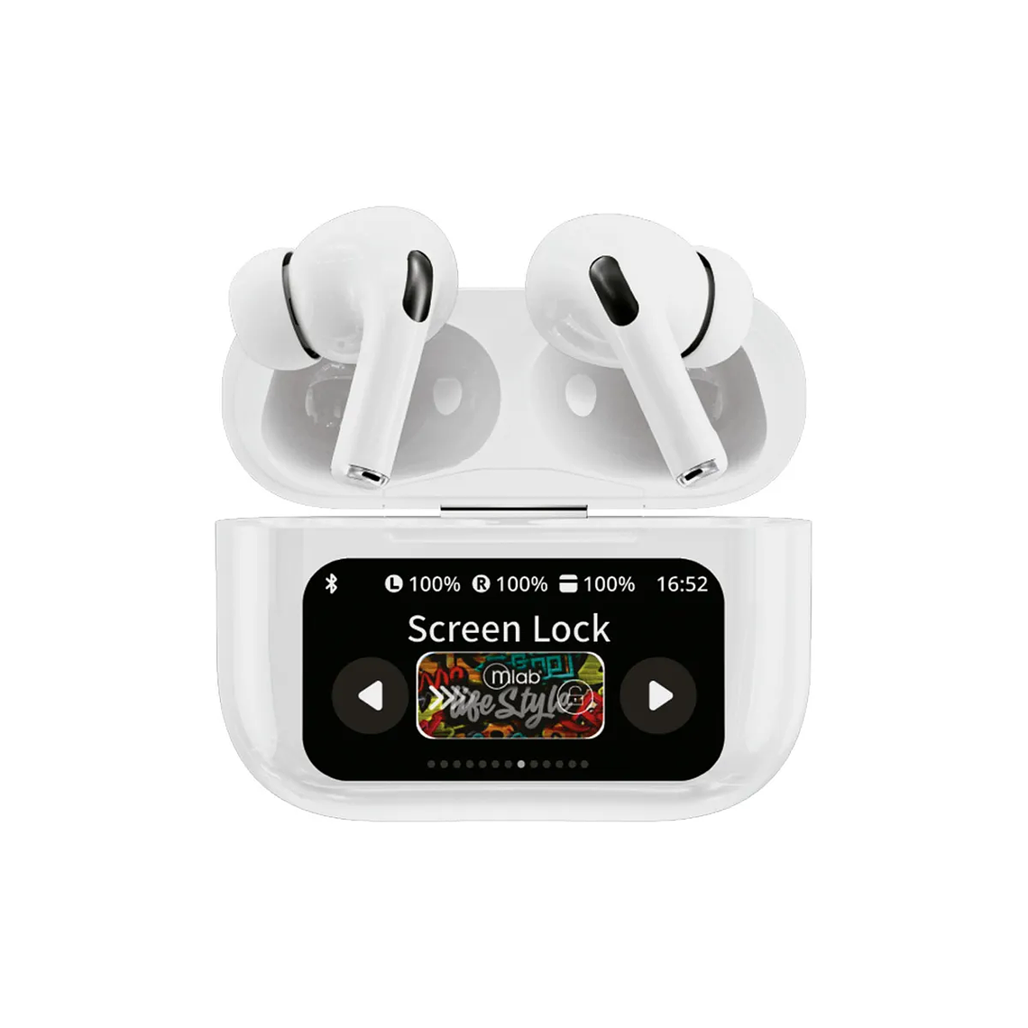 MLAB AUDIFONO TWS ANC + ENC AIR-SMART PANTALLA TÁCTIL PRO 5.0 4