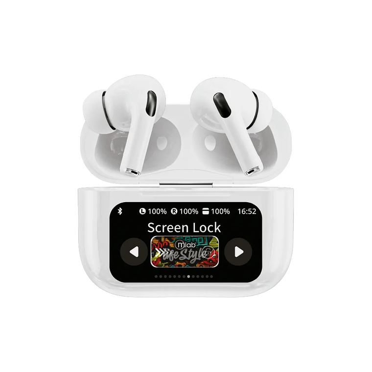 MLAB AUDIFONO TWS ANC + ENC AIR-SMART PANTALLA TÁCTIL PRO 5.0 4