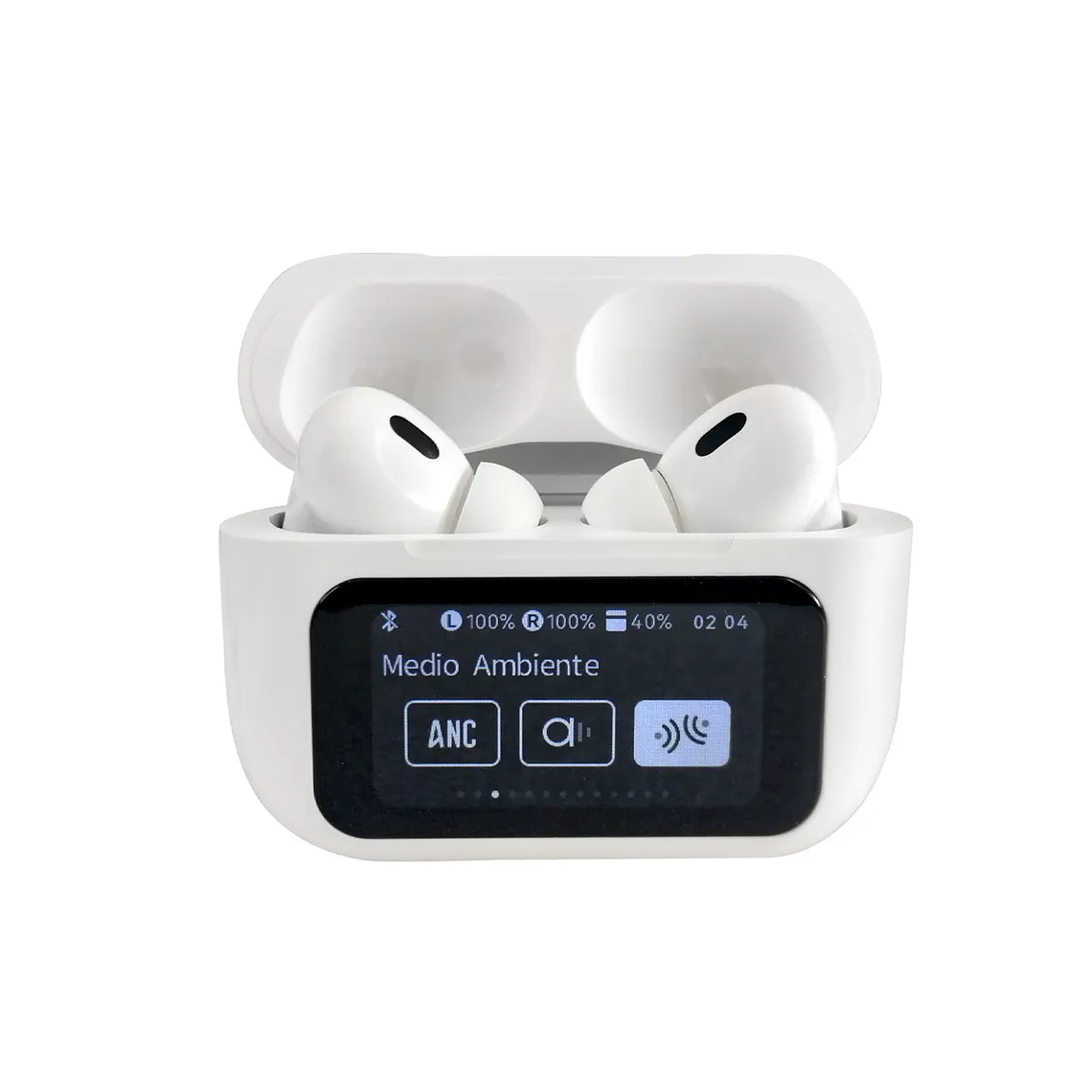 MLAB AUDIFONO TWS ANC + ENC AIR-SMART PANTALLA TÁCTIL PRO 5.0 6