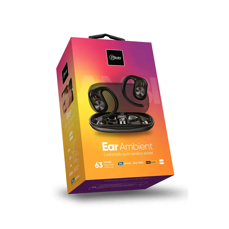 MLAB AUDIFONO TWS OWS CHANNEL EAR-AMBIENT SPORT 6