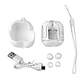 AUDIFONO MLAB TWS CRYSTAL + ESTUCHE DE SILICONA BLANCO - Miniatura 3