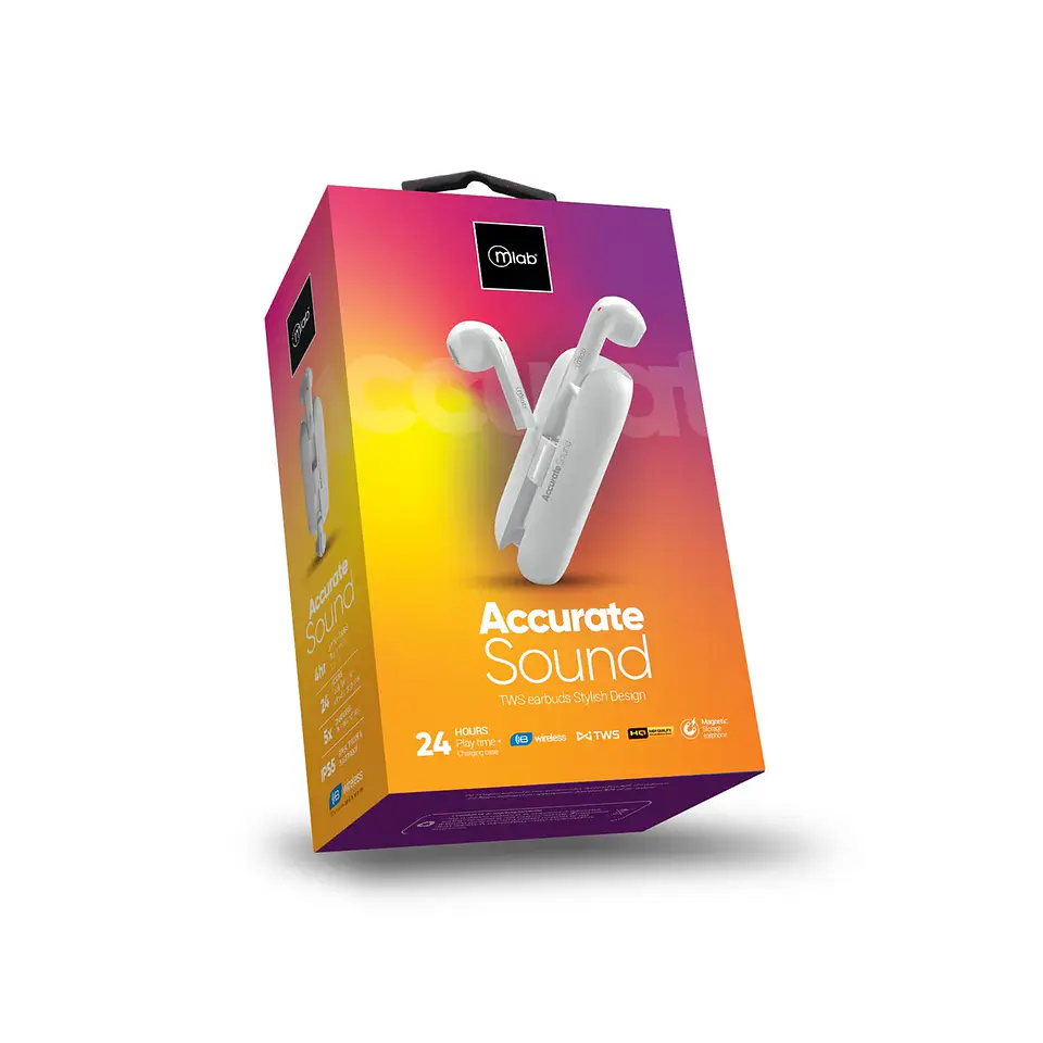 AUDIFONO MLAB TWS SONIDO PRECISO BLANCO 4