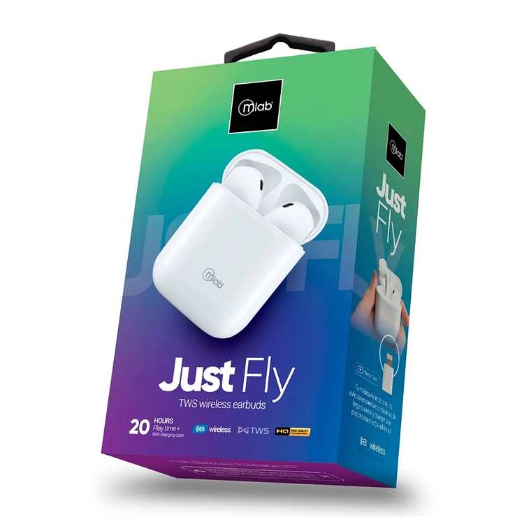 MLAB AUDIFONO AIR CHARGE TÁCTIL BLANCO  4