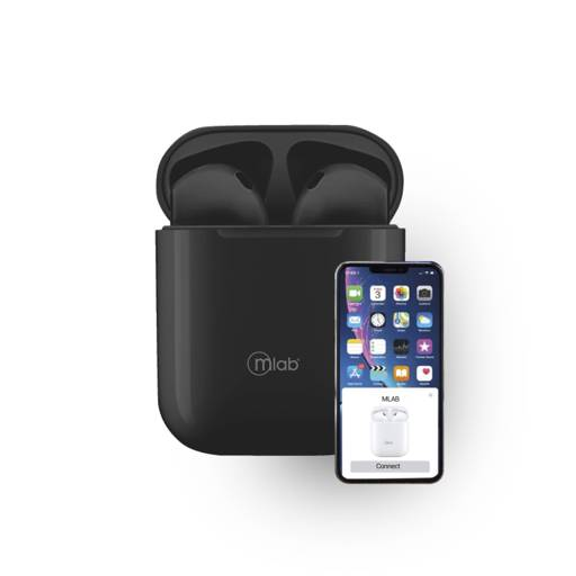 MLAB AUDIFONO AIR CHARGE TOUCH NEGRO 2