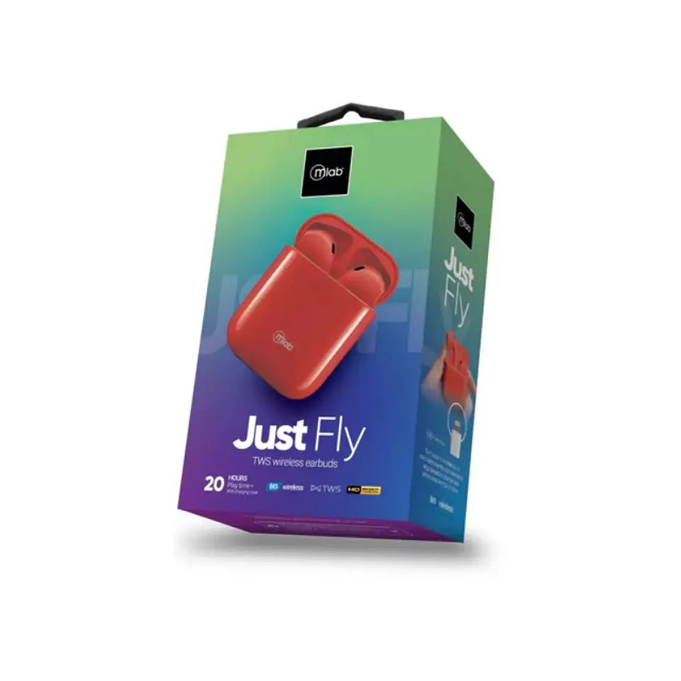 MLAB AUDIFONO AIR CHARGE TOUCH ROJO 3