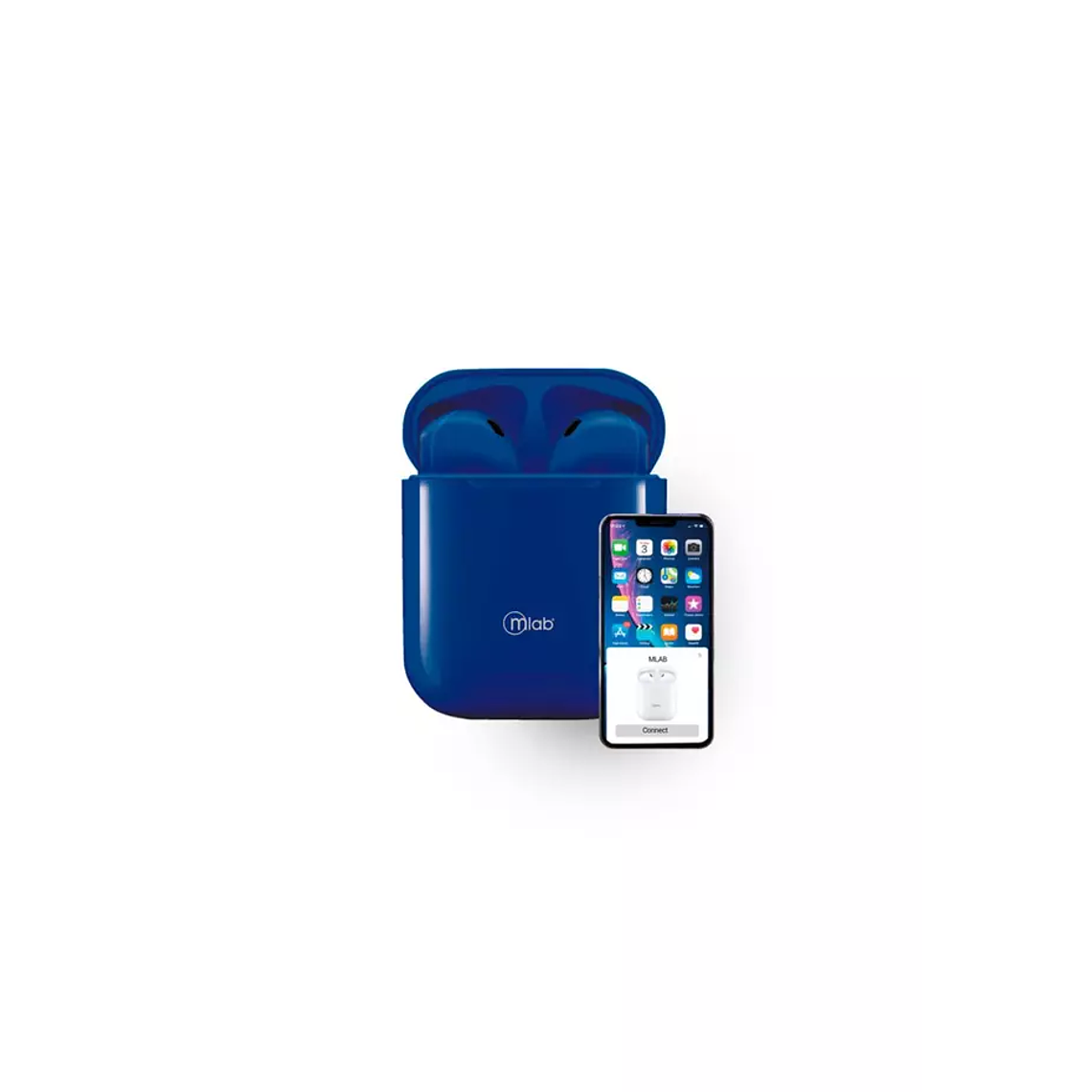 MLAB AUDIFONO AIR CHARGE TÁCTIL AZUL  2