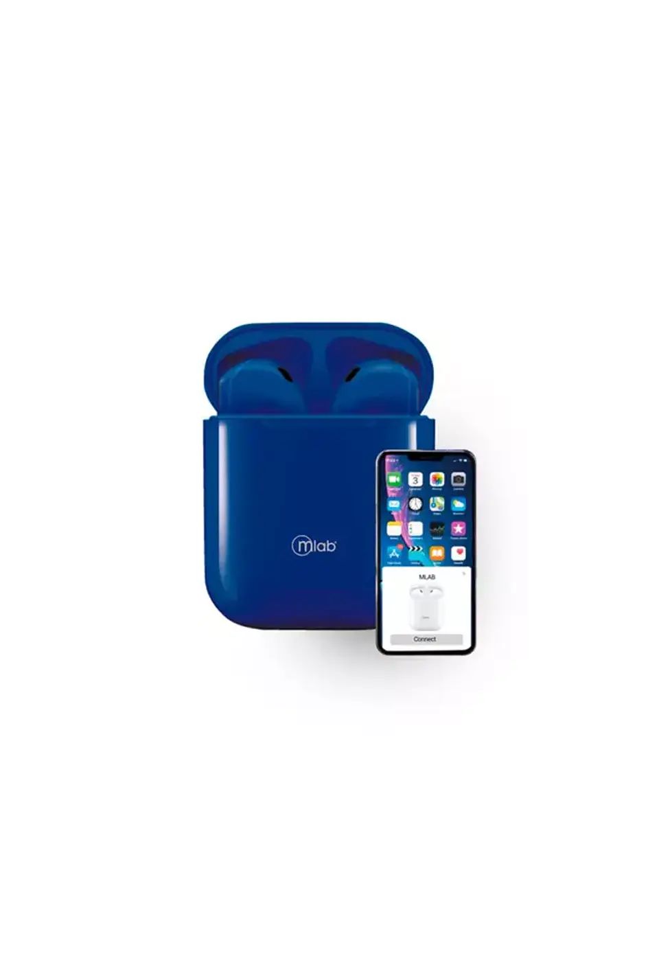 MLAB AUDIFONO AIR CHARGE TÁCTIL AZUL  2