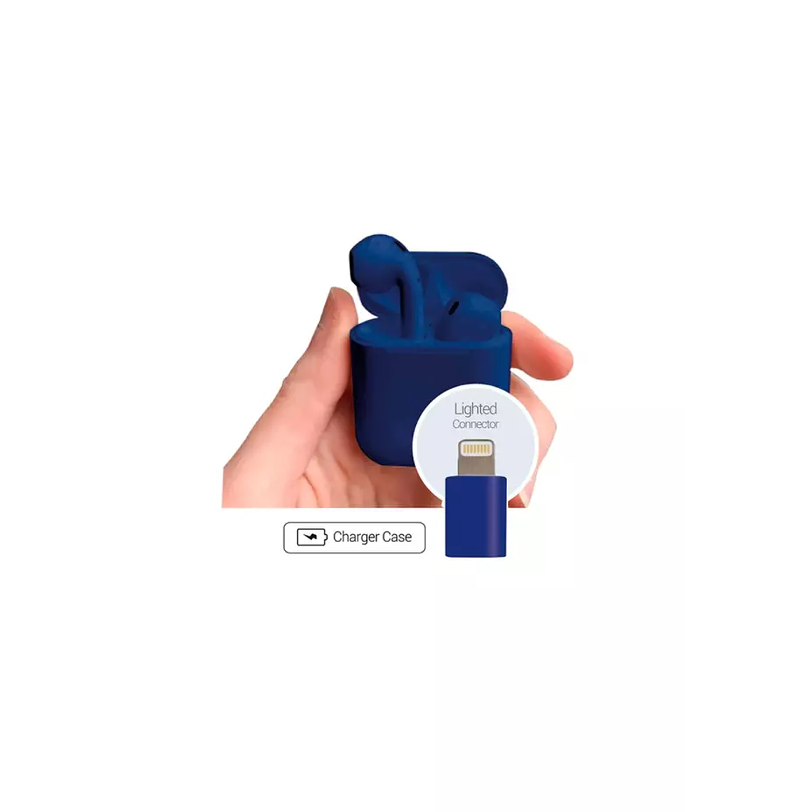 MLAB AUDIFONO AIR CHARGE TÁCTIL AZUL  3