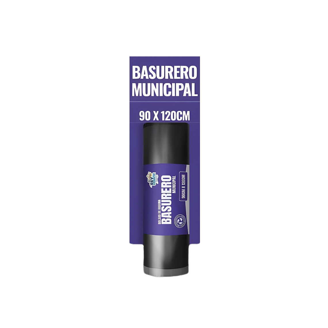 BOLSA DE BASURA 90 X 120 CM REY DEL GUANTE ROLLO 10 UNIDADES 1