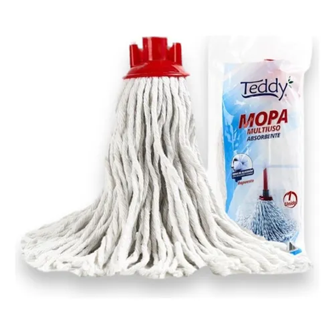 Mopa Teddy fibra redonda con mango 2