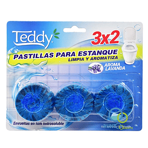 PASTILLAS PARA ESTANQUE TEDDY PACK 3 UND