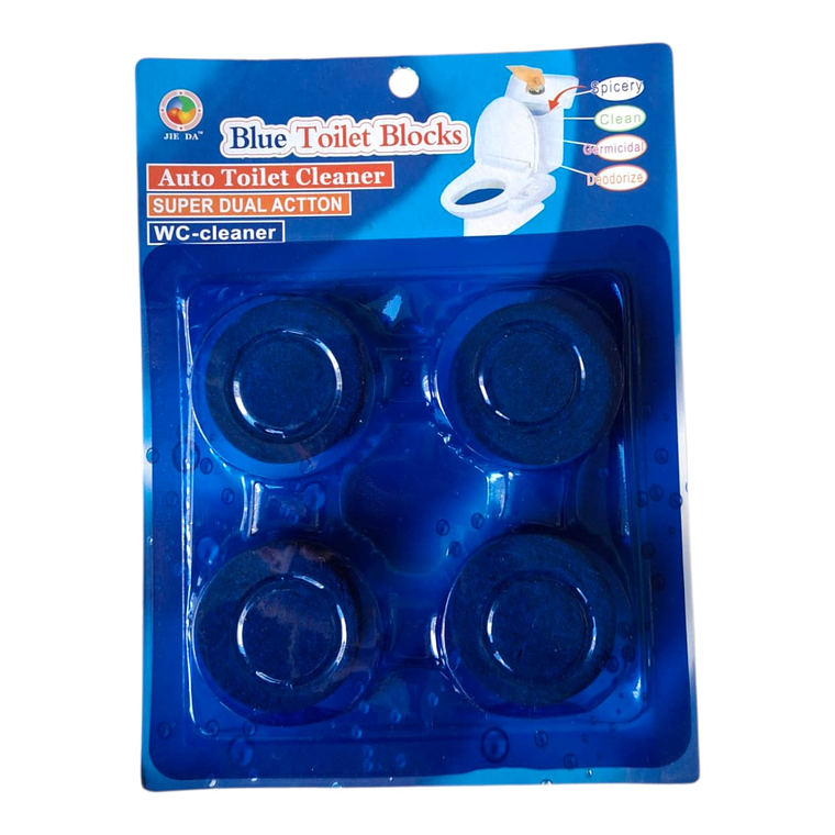 Pastilla estanque WC Azul 4und 1