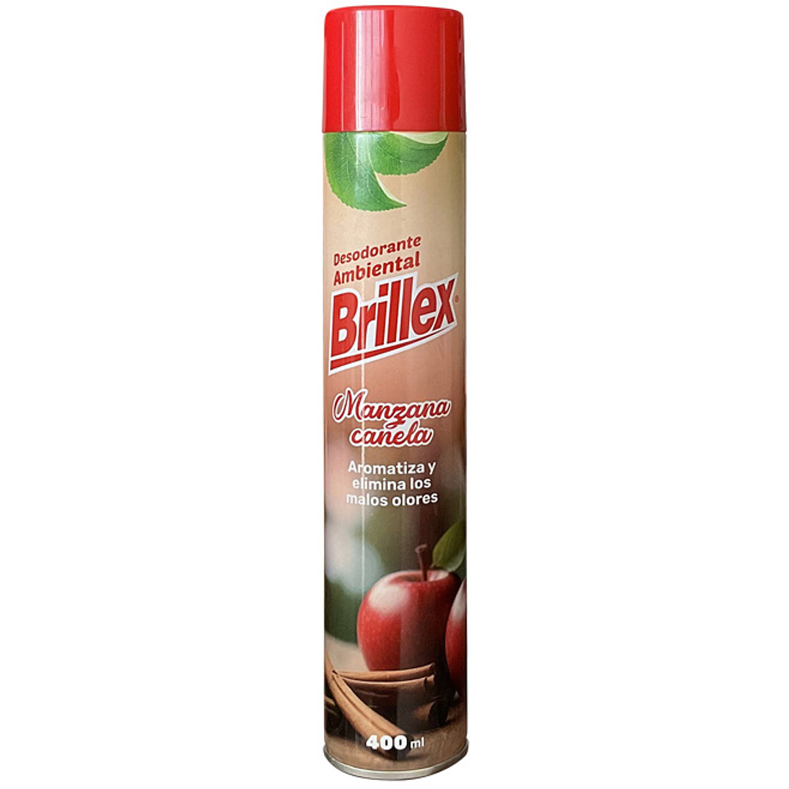 Desodorante Ambiental Brillex Manzana Canela 400 ml 1