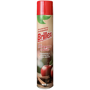 Desodorante Ambiental Brillex Manzana Canela 400 ml
