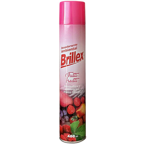 Desodorante Ambiental Brillex Aroma Tutti frutti 400 ml