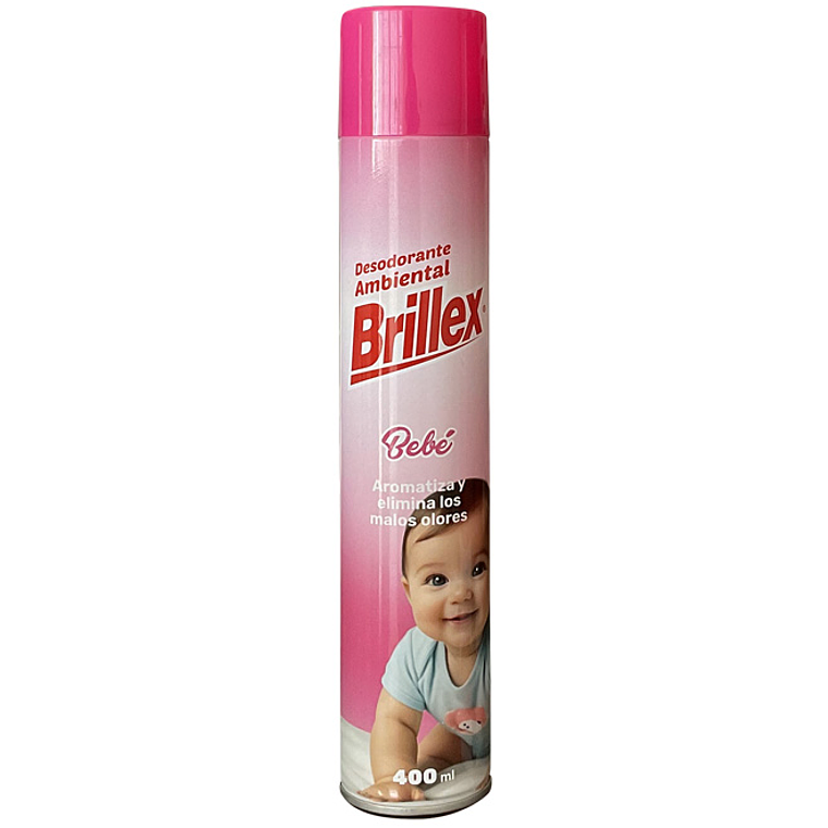 Desodorante Ambiental Brillex Aroma Bebé 400 ml 1