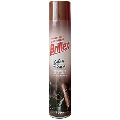 Desodorante Ambiental Brillex Aroma Anti Tabaco 400 ml