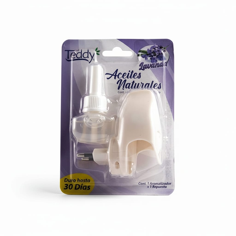 Ambientador Teddy enchufe + repuesto Lavanda 1