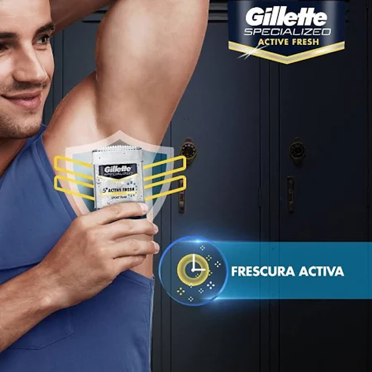 Antitranspirante en Gel Gillette Sport Peak 82 g 4