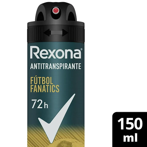 Desodorante en Aerosol Men Fútbol Fanatics, 150 ml