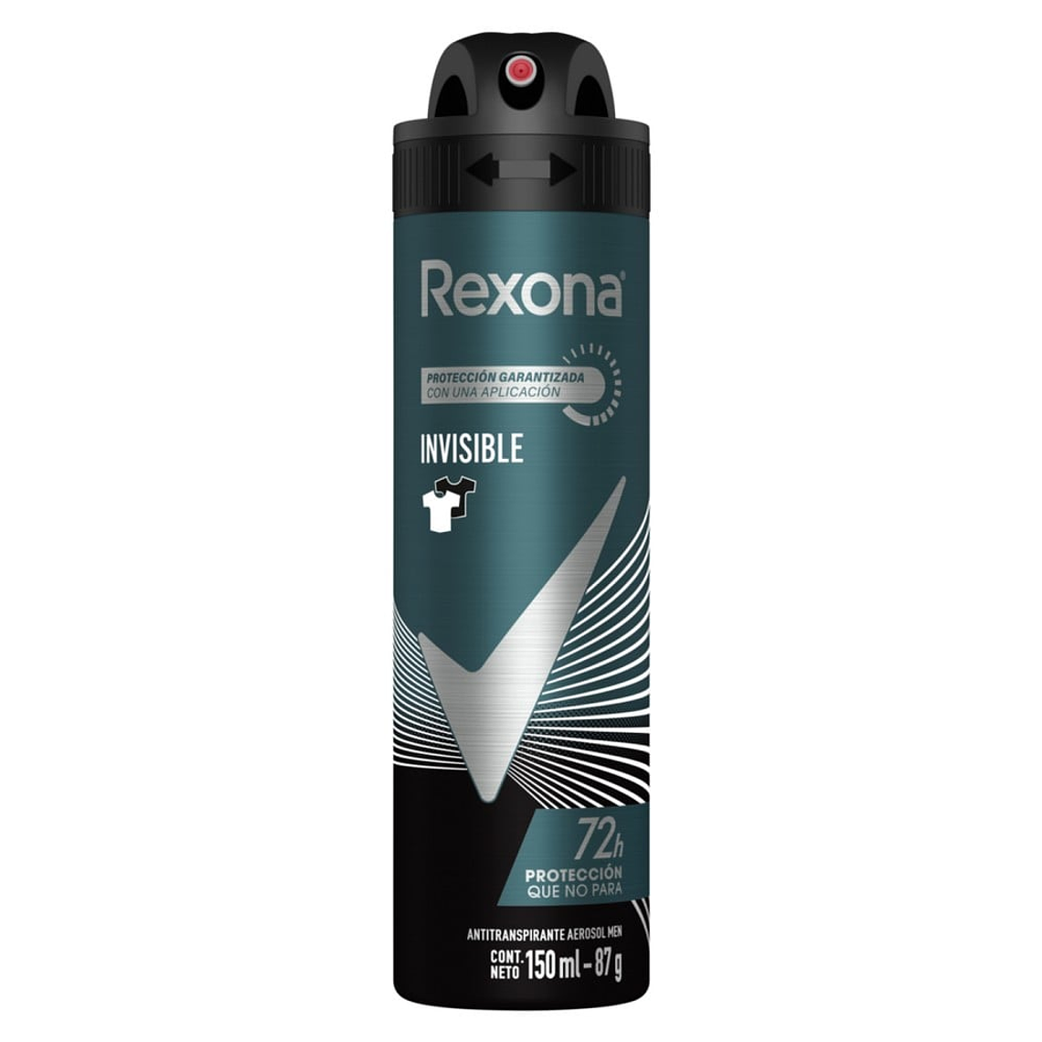 Desodorante en Aerosol Rexona Men Invisible, 150 ml 2