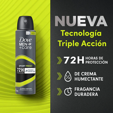 Men Care Antitranspirante Sport Aerosol 89grs/150ml