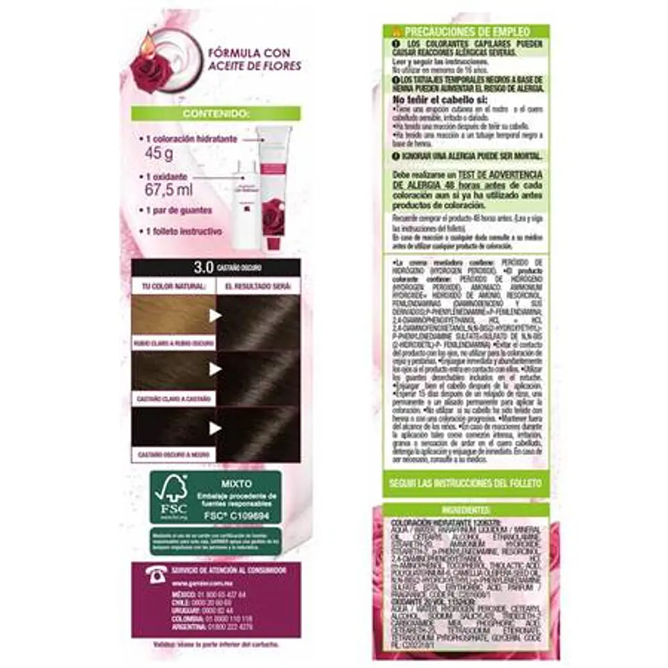 Nutrisse Cor Intensa Garnier 3.0 Castaño Oscuro 4