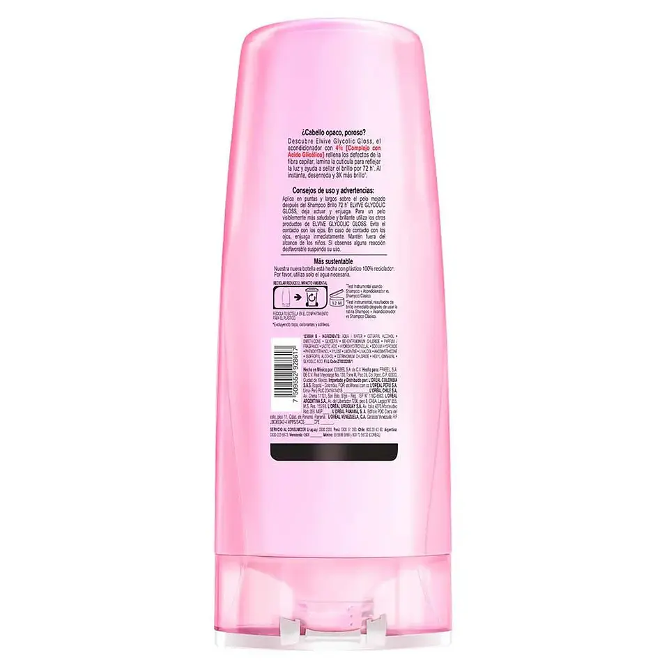 Acondicionador Elvive Glycolic Gloss 370ml 3