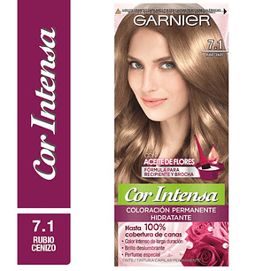 Nutrisse Cor Intensa Garnier 7.1 Rubio Ceniza