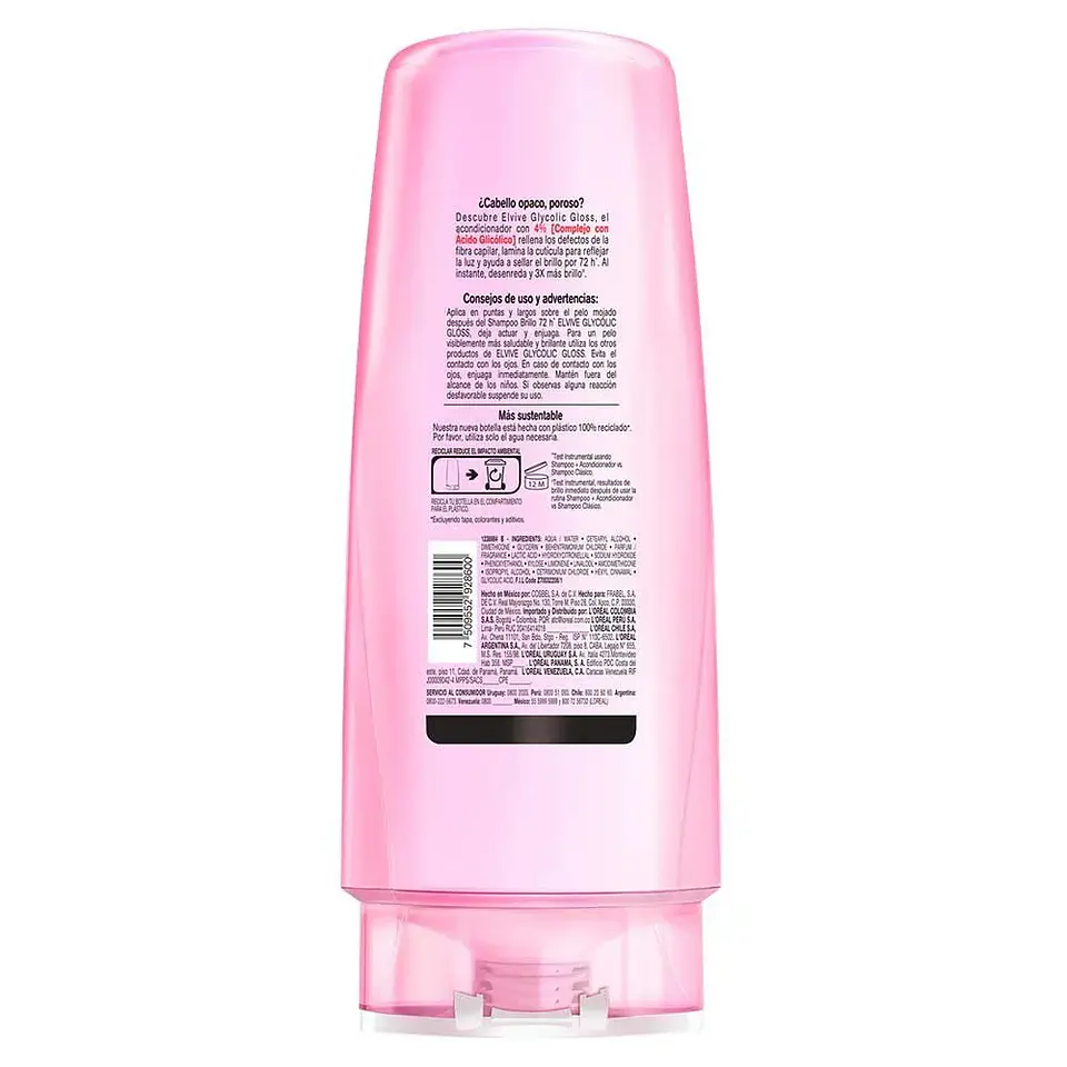 Acondicionador Elvive Glycolic Gloss 680ml 3