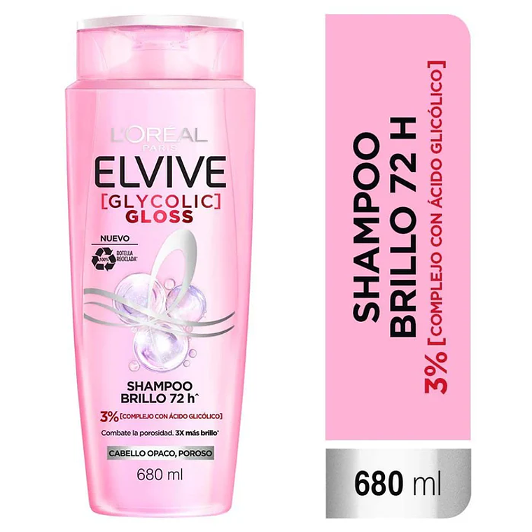 Shampoo Elvive Glycolic Gloss 680ml 1