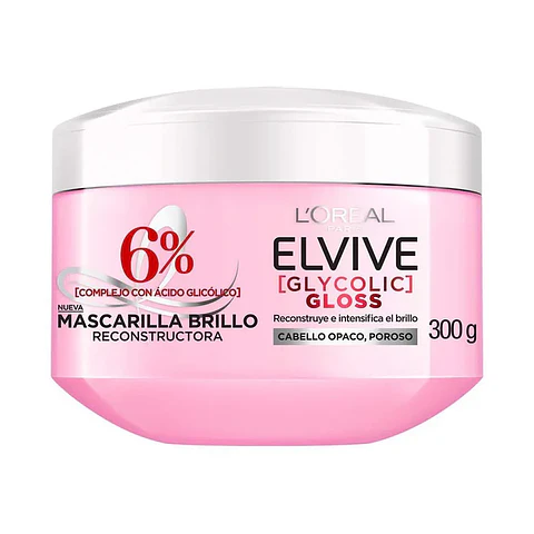 Crema de Tratamiento Elvive Glycolic Gloss 300g