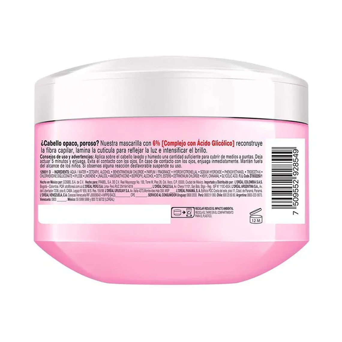 Crema de Tratamiento Elvive Glycolic Gloss 300g 3