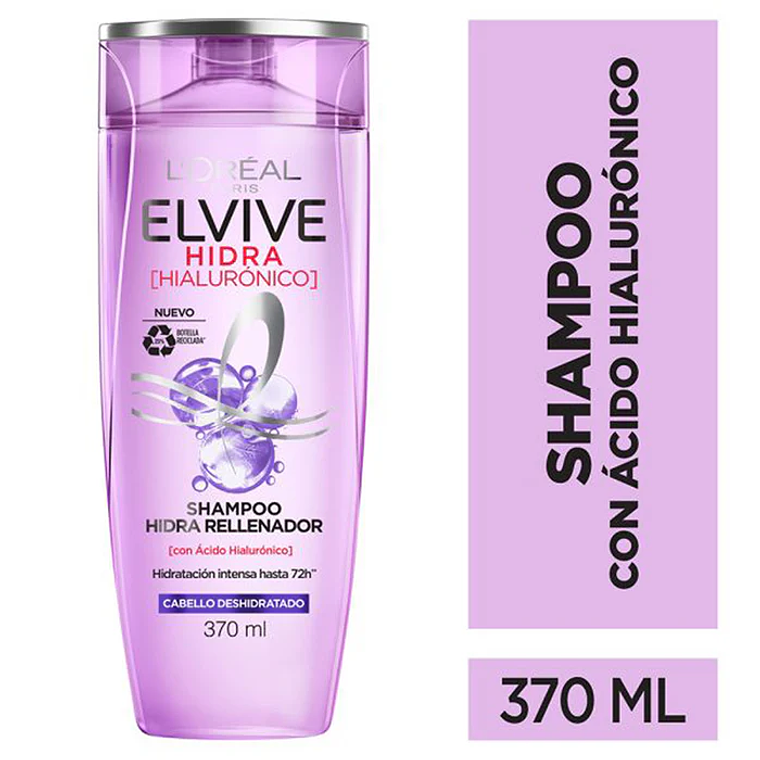 Shampoo Elvive Hidra Hialurónico 370ml 1