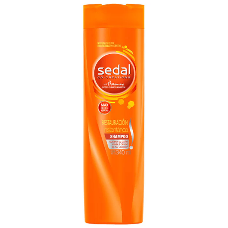 Shampoo Sedal Restauración instantánea 340ml 1
