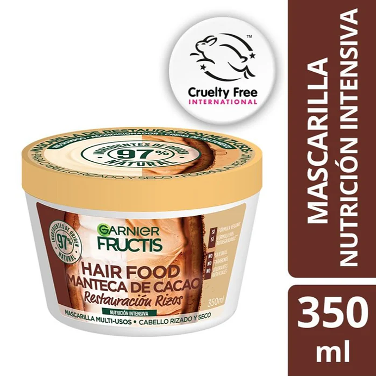 Mascarilla capilar Fructis Hair Food Cacao 350ml 1