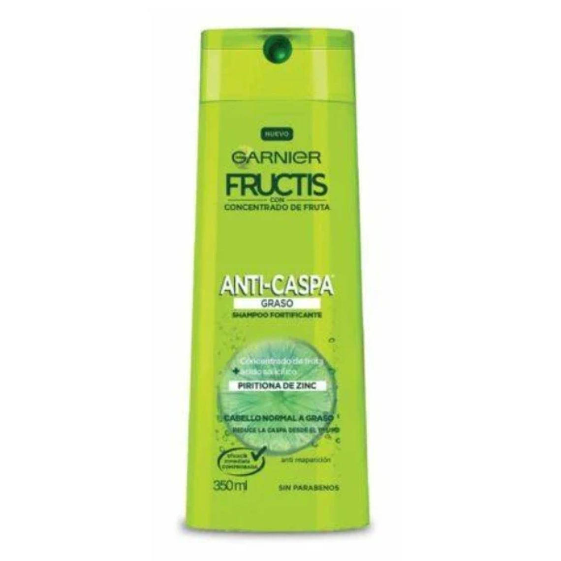 Shampoo Fructis Anticaspa Graso 350ml 1