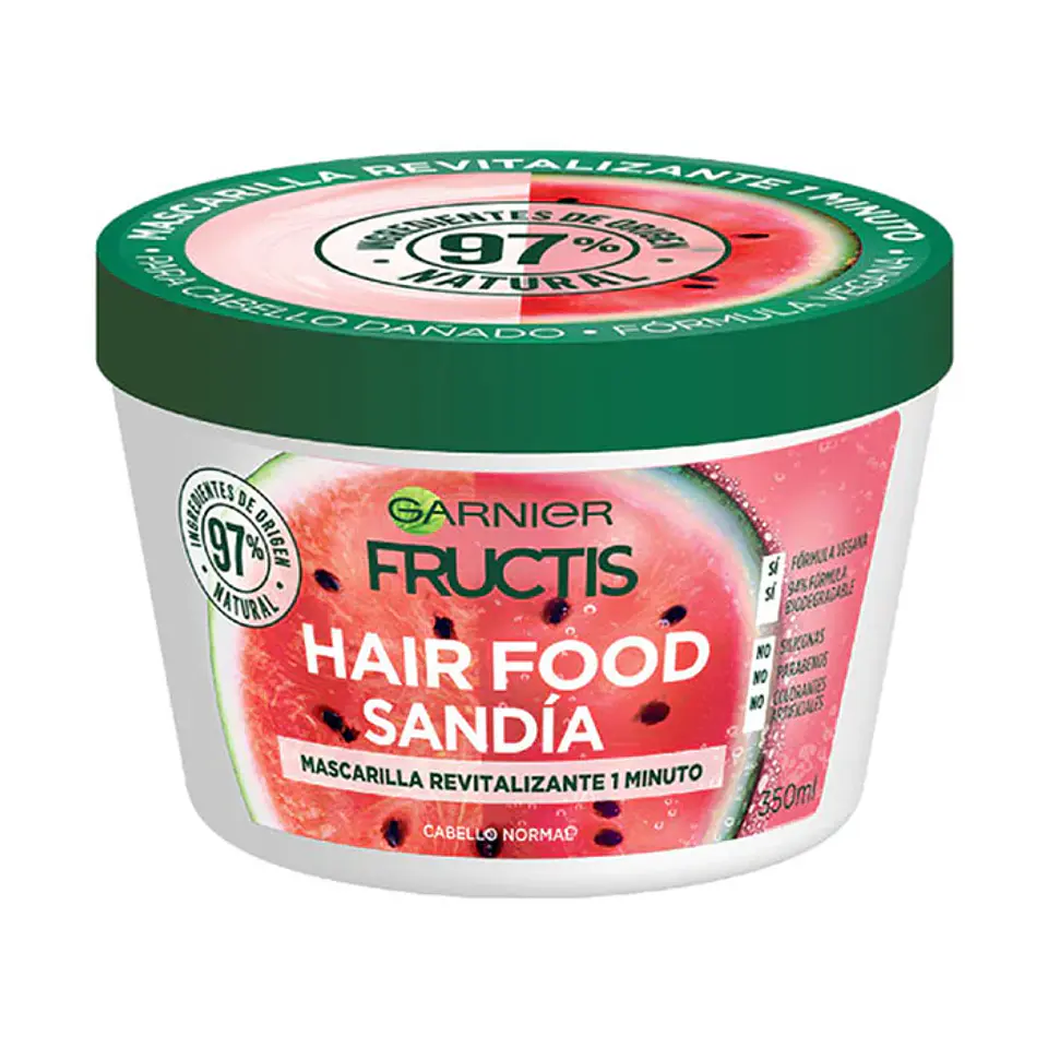 Mascarilla capilar Fructis Hair Food Sandía 350ml 1