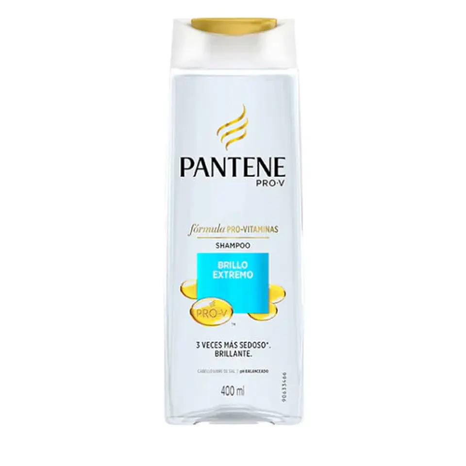 Shampoo Pantene Brillo Extremo 400ml 1