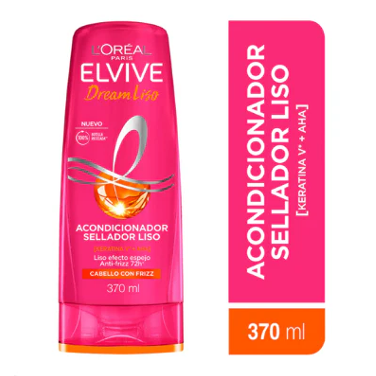 Acondicionador Elvive Dream Liso Keratina 370ml 1