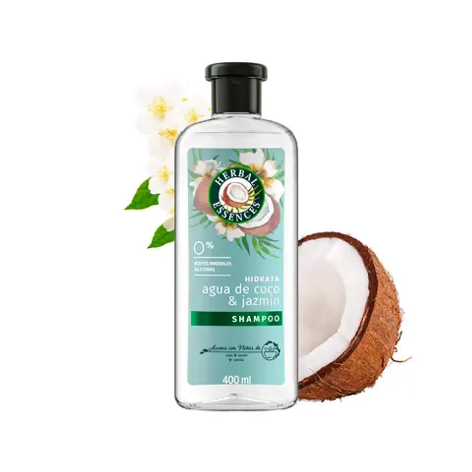 Shampoo Herbal Essences Hidrata Agua de Coco 400ml 1